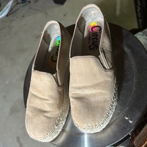 Suede platform espadrilles